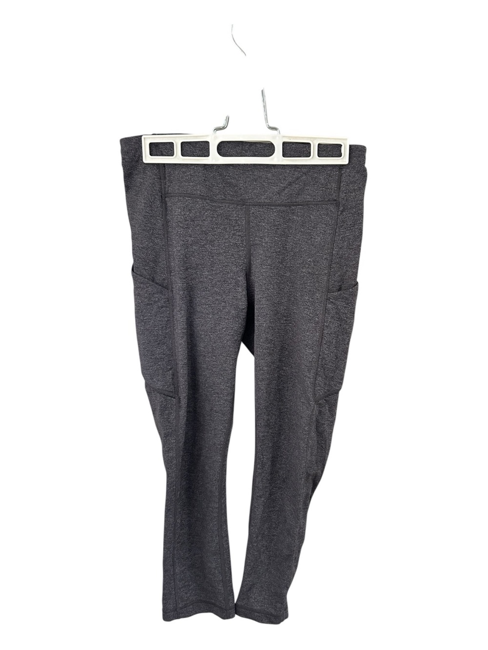 lululemon athletica Charcoal Heather Pocket Capri Leggings